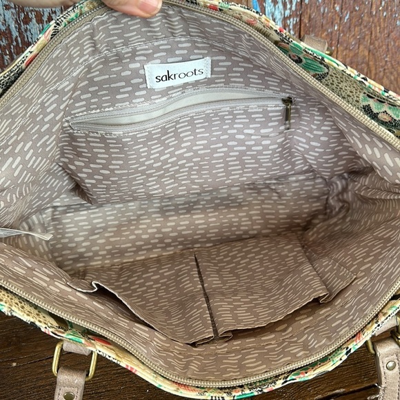 Sak Roots SIENNA Coated Canvas Metro Printed Tote - Picture 8 of 8